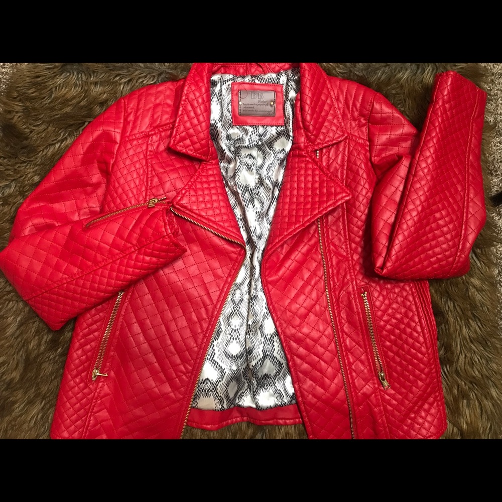 Red Moto jacket